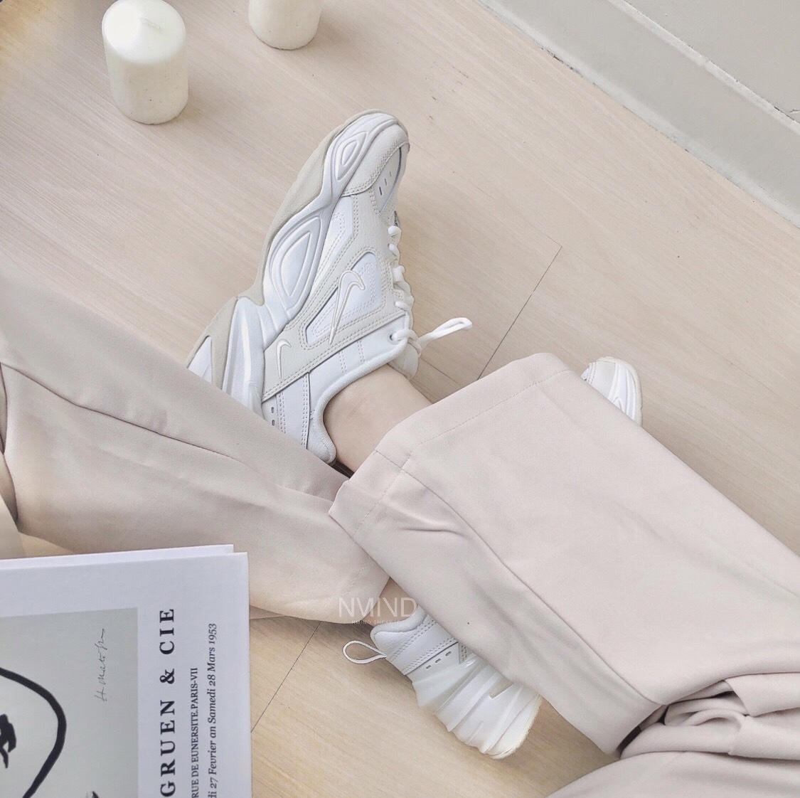 Nike M2K Tekno 老爹鞋 米白