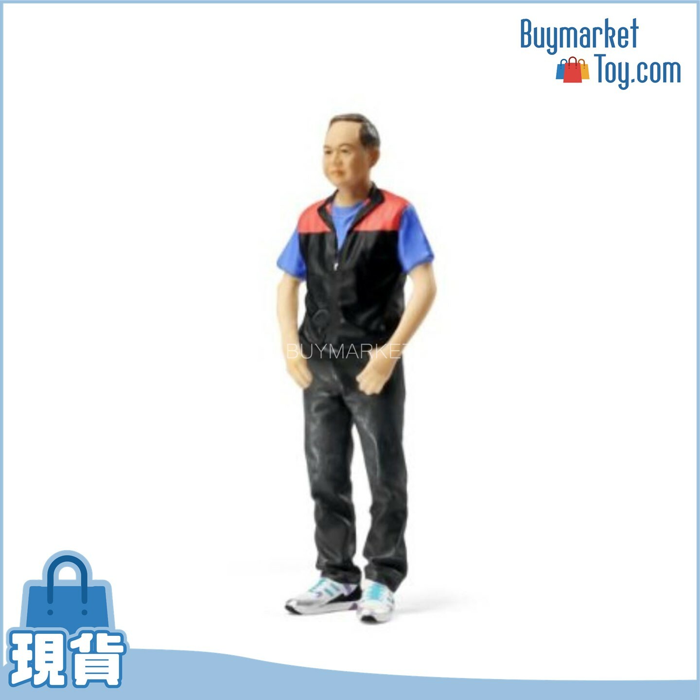 TINY 微影 1/18 #17 路人 陳先生 樹脂模型