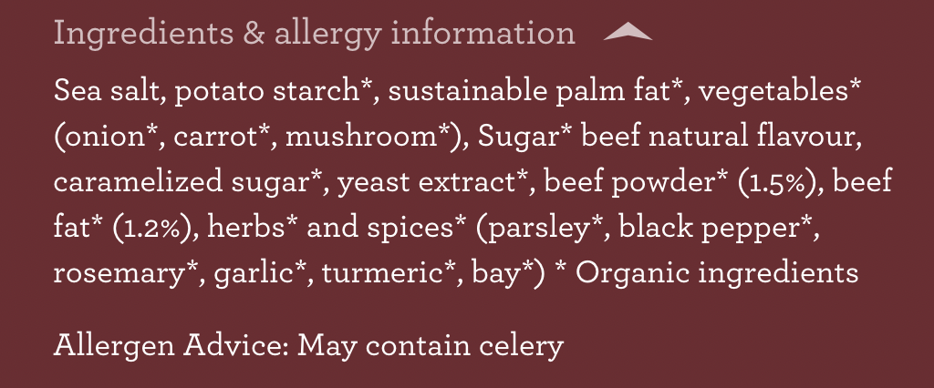 [Damaged Package] Kallo Organic Beef Stock Cube (6 cubes) (70404)