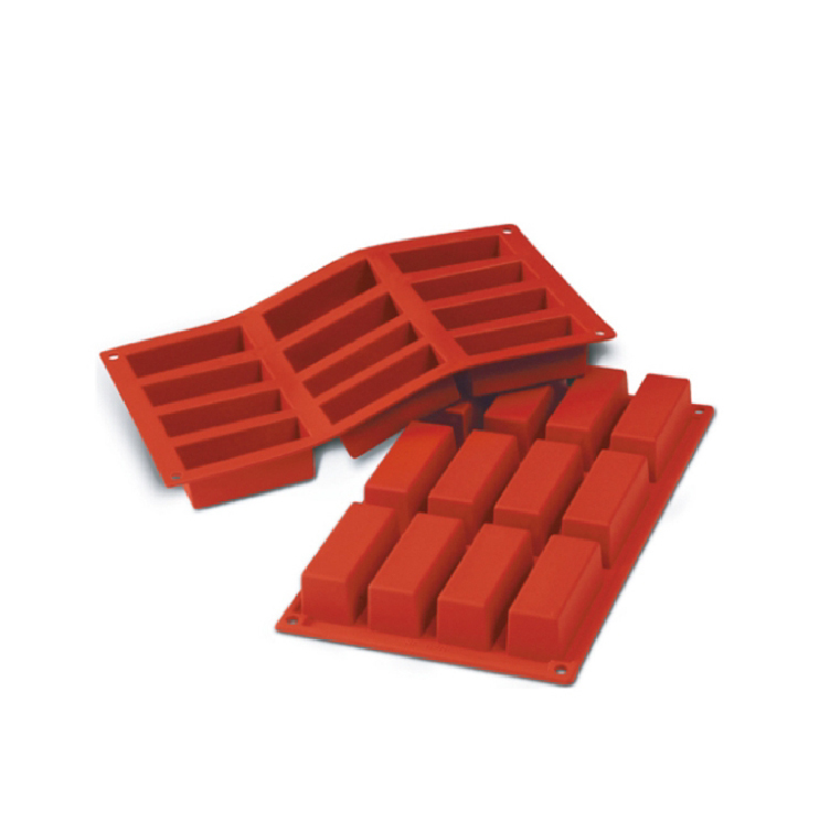 [ Silikomart烘焙模具 ] 12連長方矽膠模