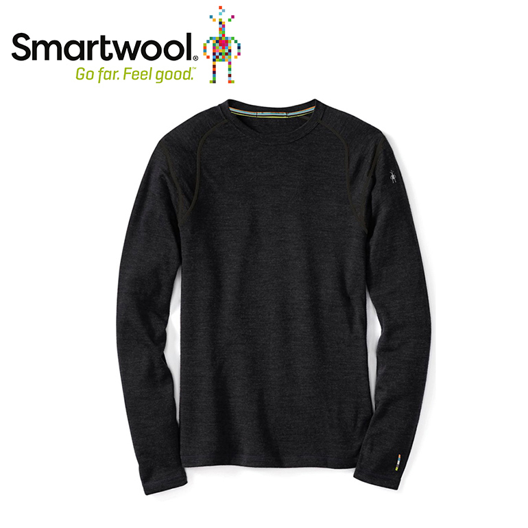 Smartwool 美國 NTS 250羊毛圓領長袖衫 男款 (炭黑色) 美麗諾/保暖/排汗透氣 12SW600010