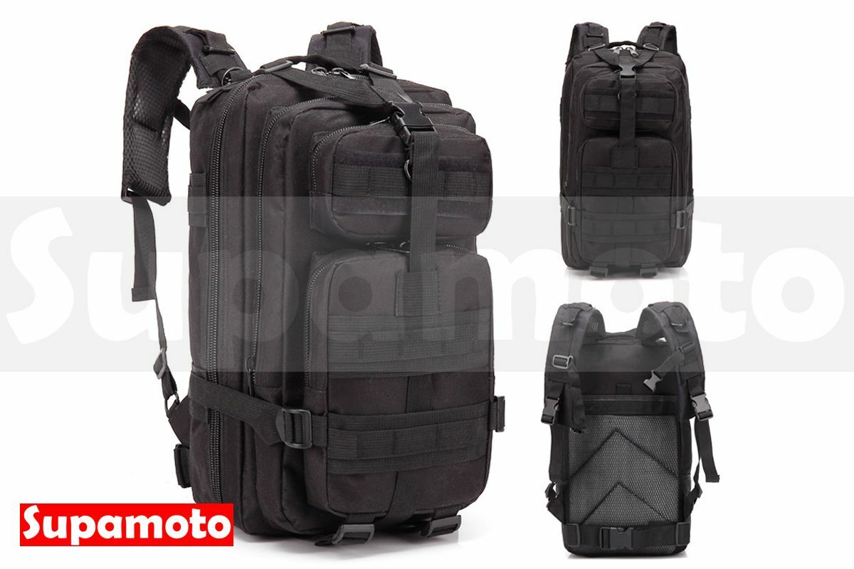 -Supamoto- 戰術 後背包 雙肩 背包 迷彩 數位迷彩 ACU 卡其 登山 相機 單眼 跨包 多功能 重機 街車