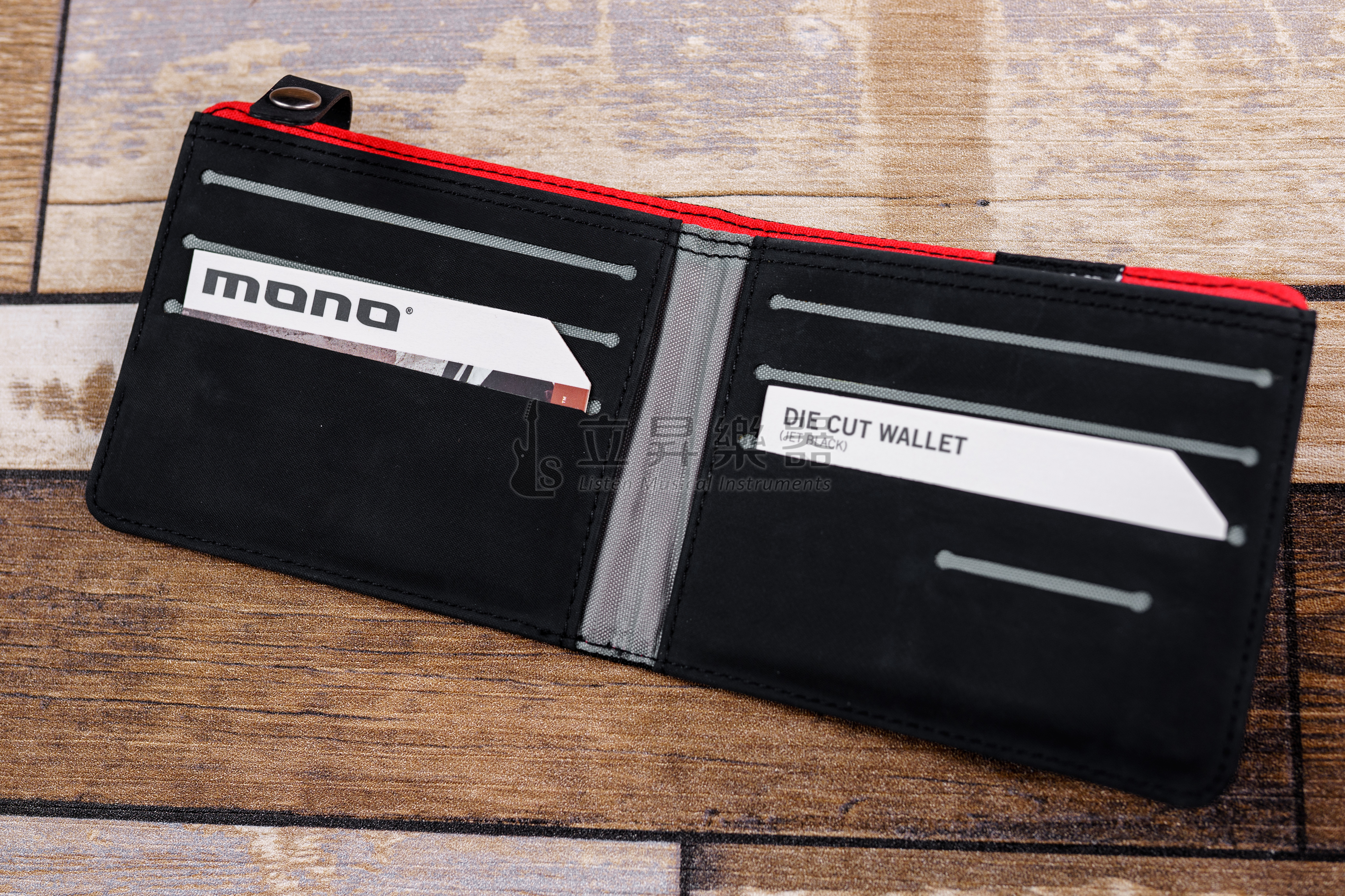 MONO 皮夾 MONO CVL-DCW-BLK WALLET DIE CUT-BLK 黑色 短夾 錢包 可放Pick 第 4 張圖片｜三峽配件 / 週邊