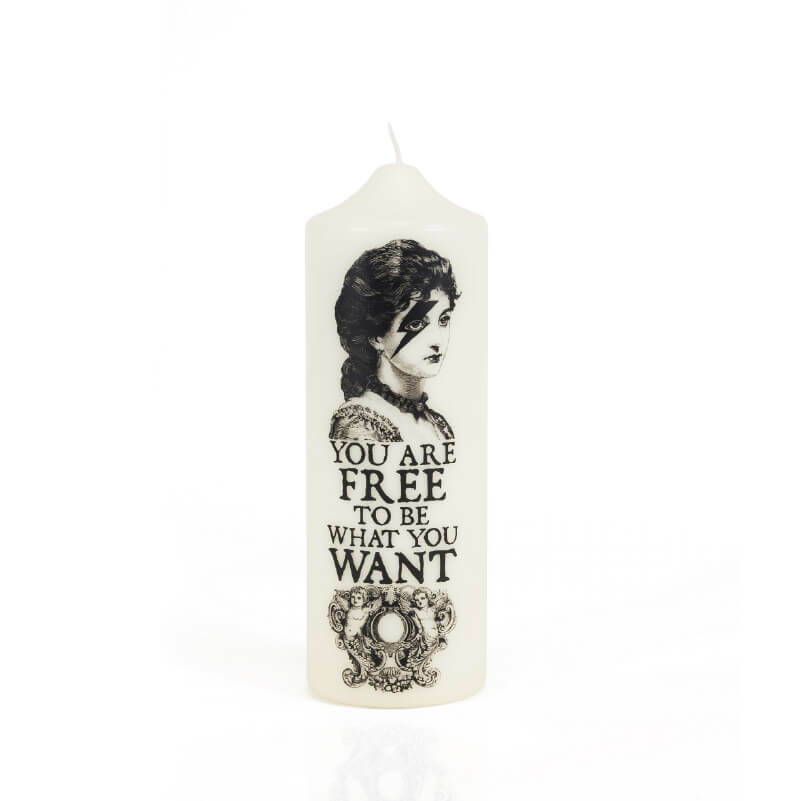 Coreterno You Are Free Pillar Candle 你自由了 圖騰無香柱狀蠟燭