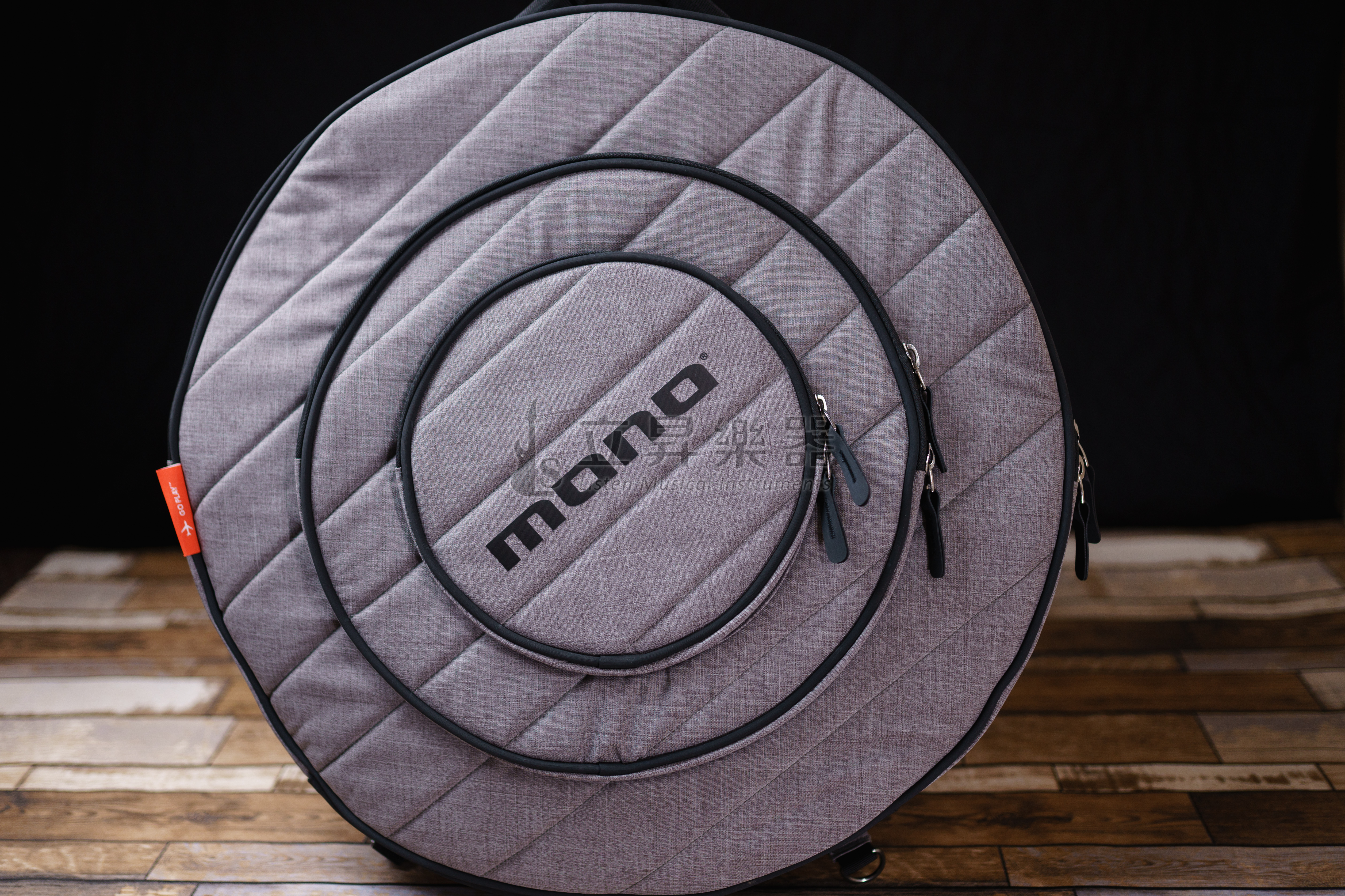MONO M80系列 銅鈸袋 防刮耐磨防潑水 M80-CY22-ASH 灰 Cymbal BAG 5層獨立夾層