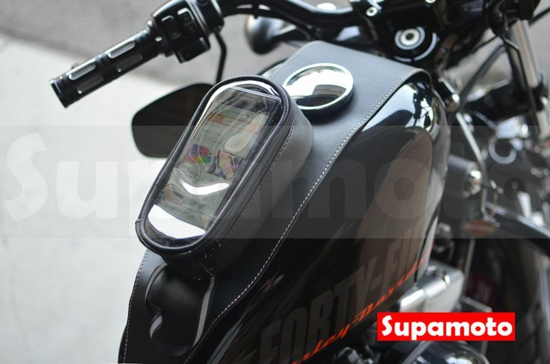 -Supamoto- 導航 手機架 油箱包 手機包 油箱包 48 883 復古 哈雷 油箱 油箱袋 凱旋 SR400 咖啡 cafe