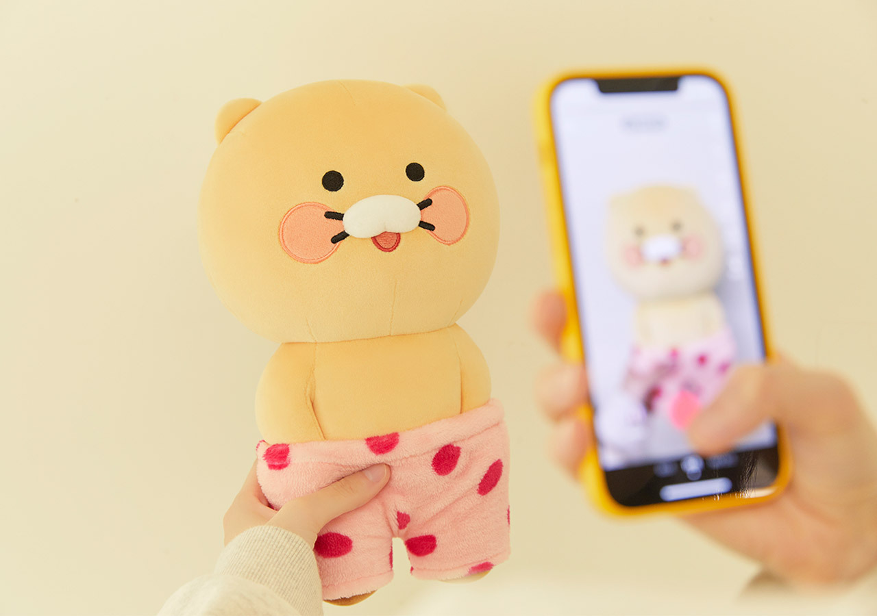 KAKAO FRIENDS CHOONSIK 春植  睡褲造型 站姿 娃娃 玩偶 抱枕
