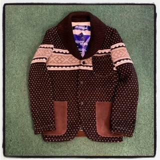 ⚠️ON SALE 30% OFF: JUNYA WATANABE MAN SNOW ISLE KNIT BLAZER - SIZE XS IN STOCK NOW (現貨發售中)