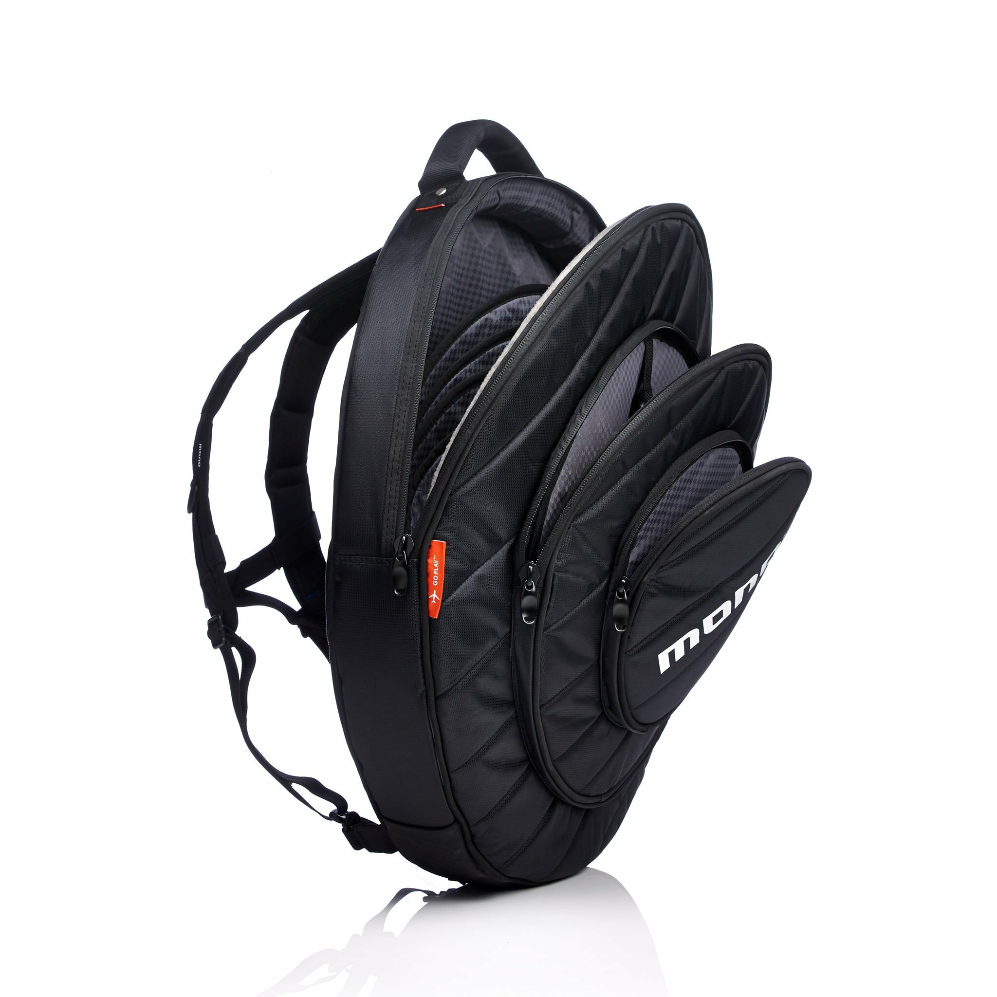 MONO MONO M80系列 銅鈸袋 防刮耐磨防潑水 M80-CY22-BLK 黑色 Cymbal BAG 5層獨立夾層 第 6 張圖片｜三峽鼓 / 打擊