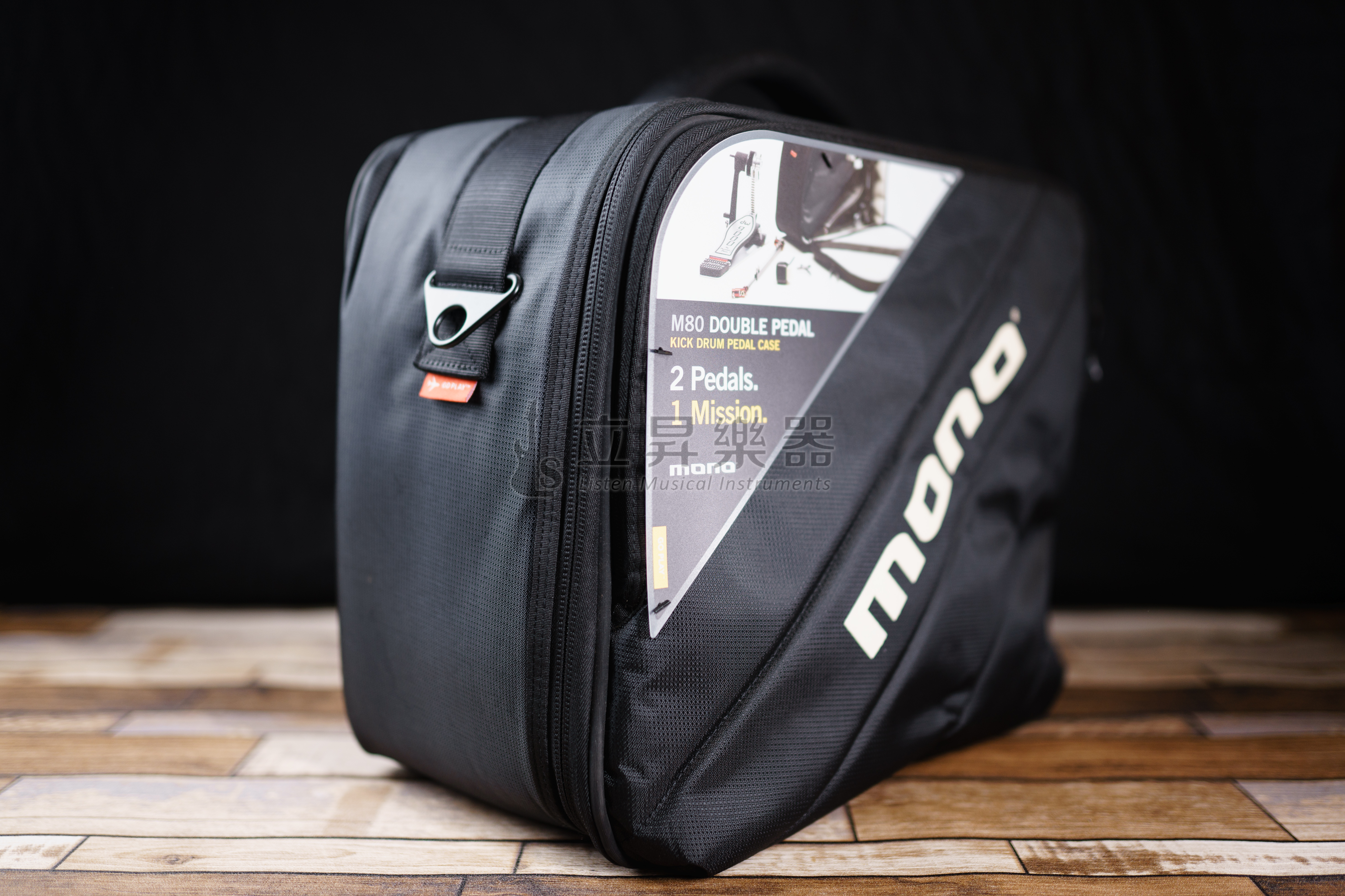 MONO MONO M80系列 雙踏袋 Double Pedal 防刮耐磨防潑水 M80-DP-BLK 單踏可裝 第 3 張圖片｜三峽效果器