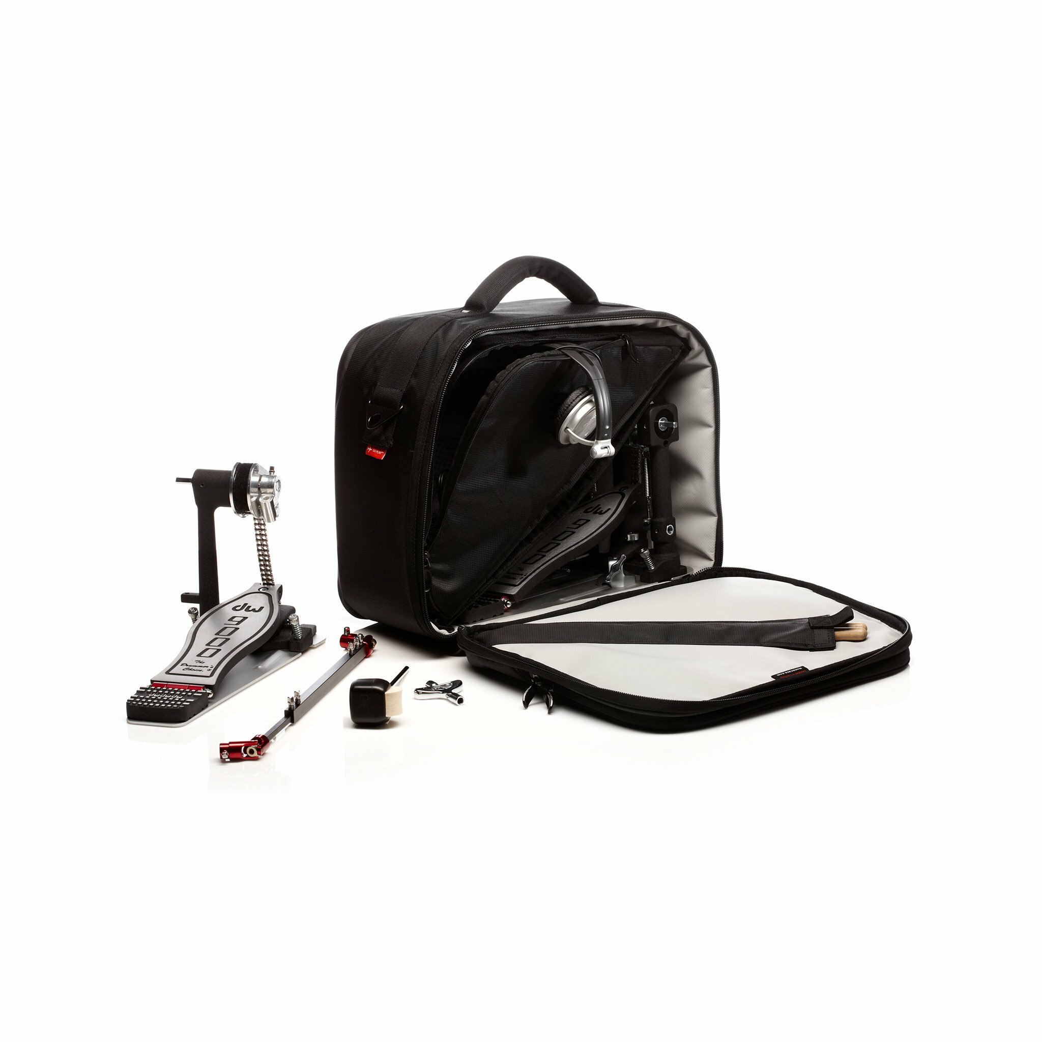 MONO MONO M80系列 雙踏袋 Double Pedal 防刮耐磨防潑水 M80-DP-BLK 單踏可裝 第 5 張圖片｜三峽效果器