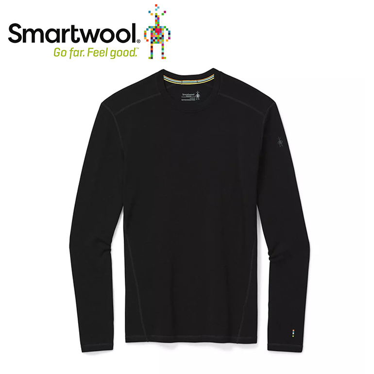 Smartwool 美國 NTS 250長袖衫 男款 (黑) 美麗諾/保暖/排汗透氣 12SW350001