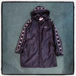 🔥ON SALE : FCRB STAR LINE HOOD LONG COACH JACKET - BLACK SIZE S IN STOCK NOW (現貨發售中)