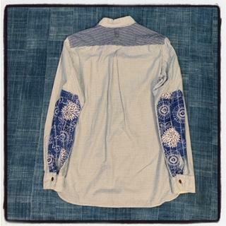 ⚠️ON SALE 25% OFF: JUNYA WATANABE COMME des GARCONS eYe FLORA PATCH CHECK SHIRT LS - SIZE XS IN STOCK NOW (現貨發售中)