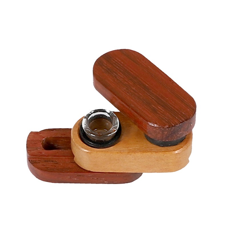 TWIST-OUT LID WOOD PIPE (2 SIZES)