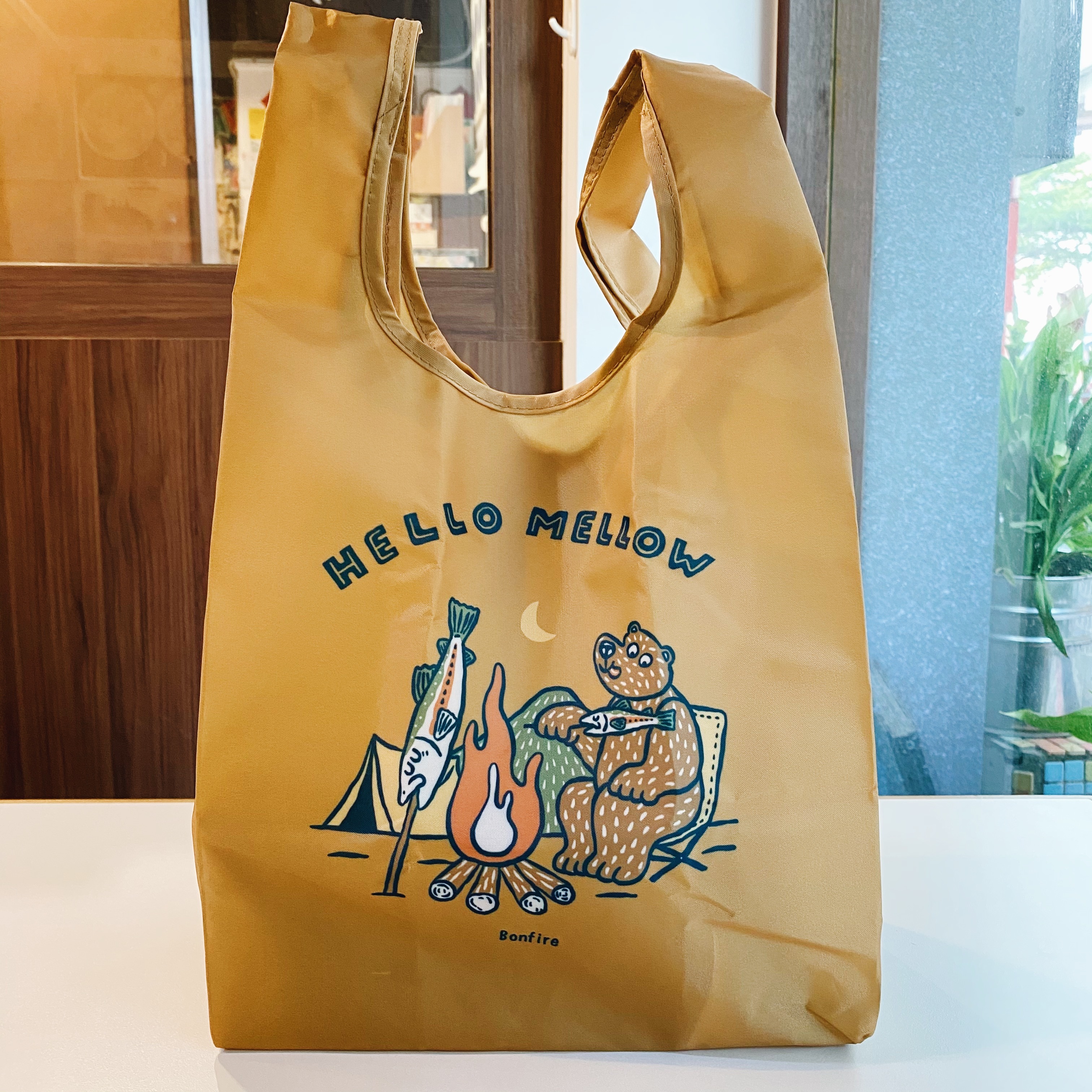 OKATAOKA 露營熊 環保提袋 購物袋｜日本Greeting Life