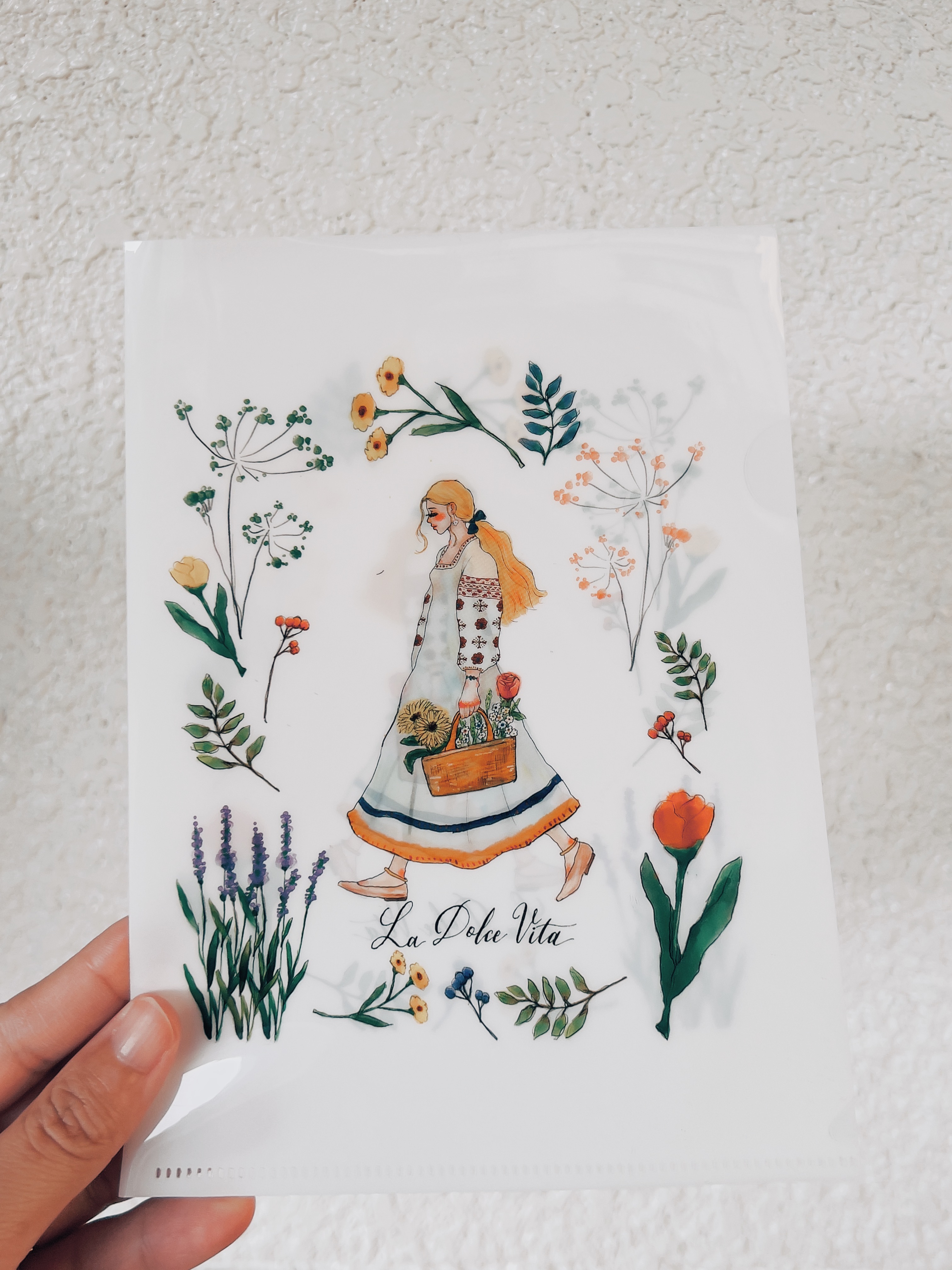 燦爛花季 透明資料夾/文件夾 a5｜甜蜜生活