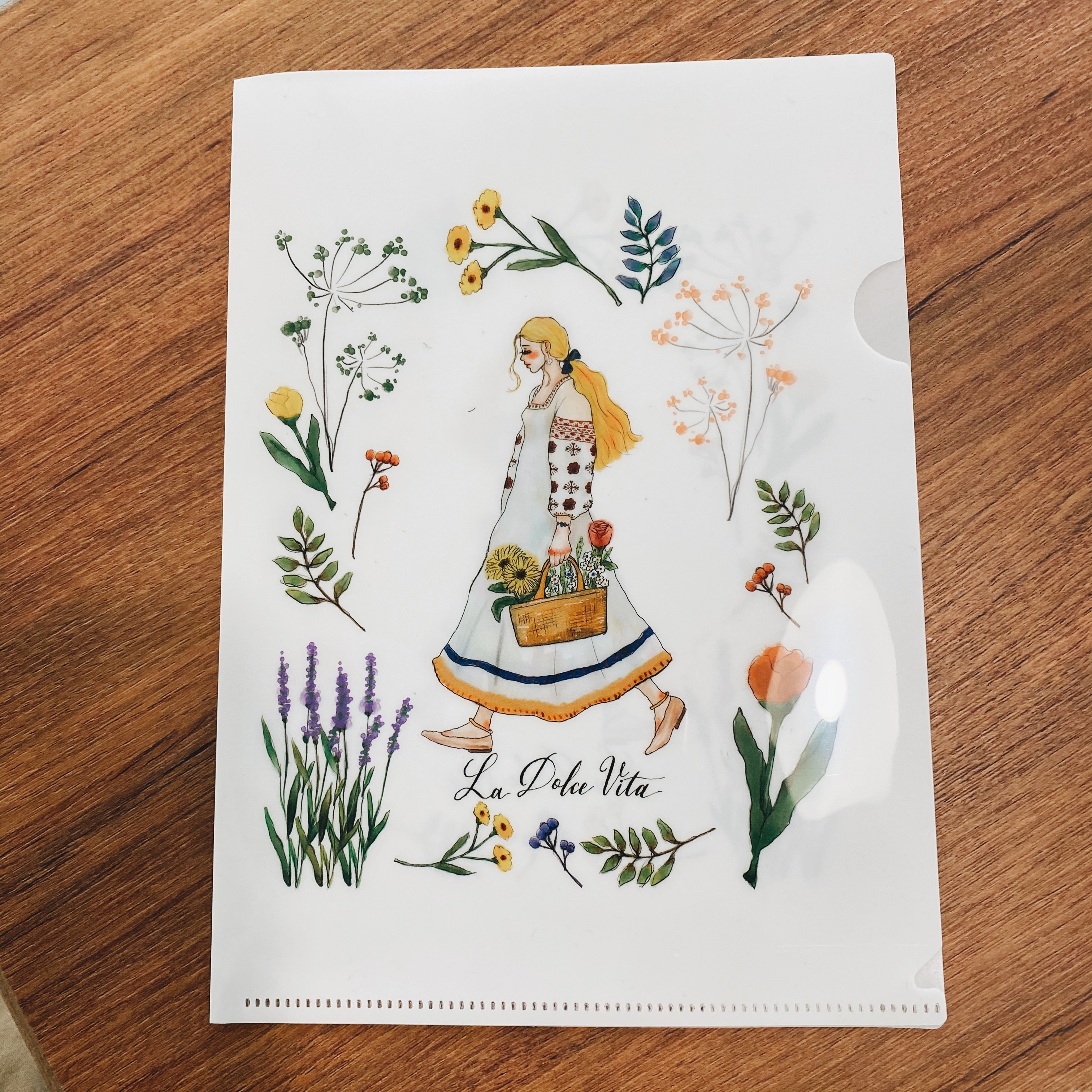 燦爛花季 透明資料夾/文件夾 a5｜甜蜜生活