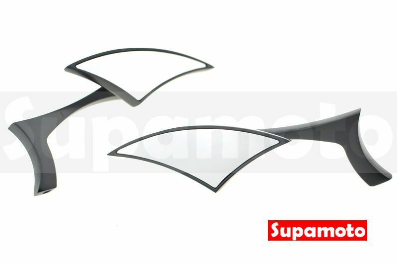 -Supamoto- M26 三角鏡 後照鏡 後視鏡 美式 鐮刀 手工 復古 檔車 仿賽 流線