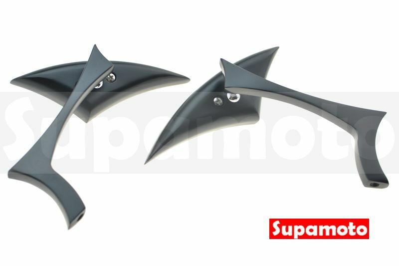 -Supamoto- M26 三角鏡 後照鏡 後視鏡 美式 鐮刀 手工 復古 檔車 仿賽 流線