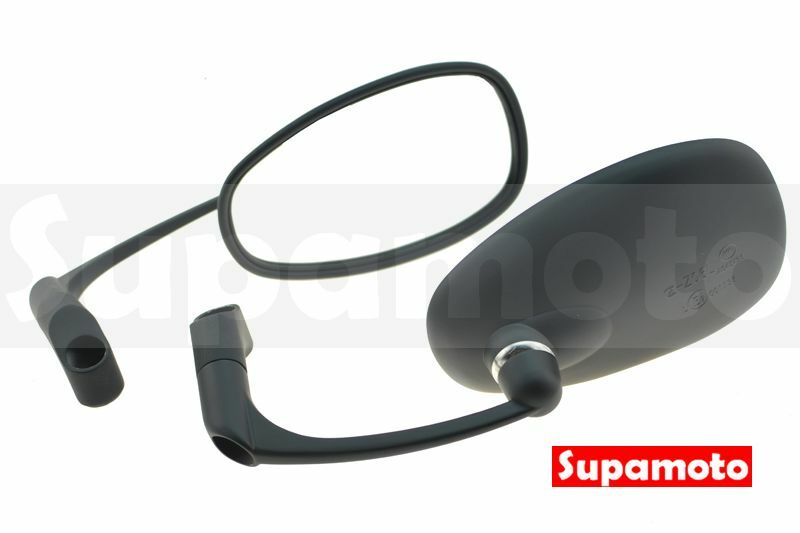 -Supamoto- 牛角鏡 M31 後照鏡 咖啡 檔車 通用 改裝 重機 復古 黑 電鍍 CB1100 CB350