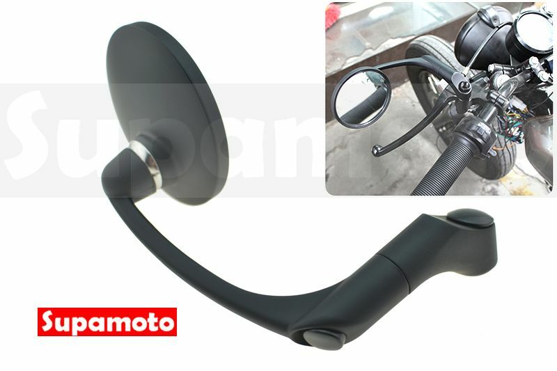 -Supamoto- M32 牛角鏡 後照鏡 咖啡 檔車 復古 cafe racer CB350 CB1100