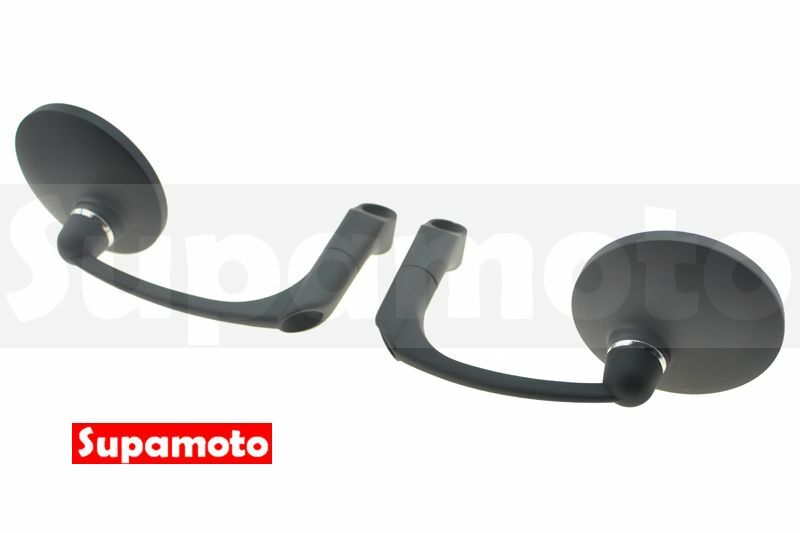-Supamoto- M32 圓鏡 牛角鏡 後照鏡 復古 改裝 通用 後視鏡 鋁合金 圓形 CB350