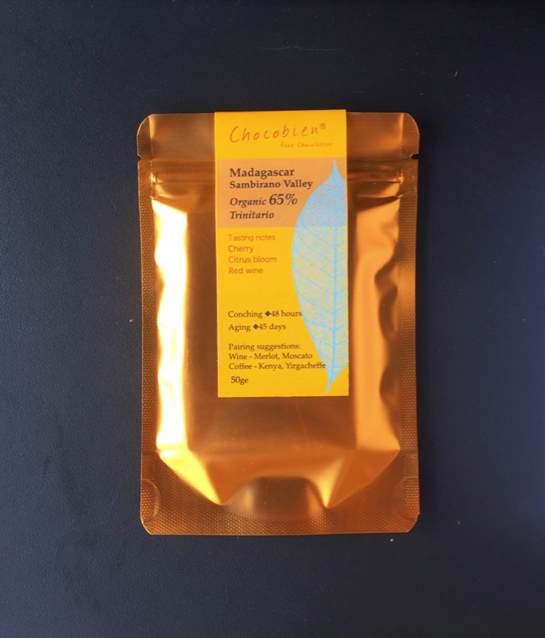 [香港製造] Chocobien 65% 馬達加斯加手工朱古力 (45g)