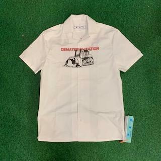 ON SALE : OFF-WHITE DEMATERIALIZATION HOLIDAY SHIRT S/S - SIZE XS IN STOCK NOW (現貨發售中)