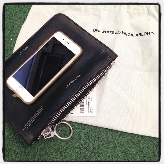 ON SALE : OFF-WHITE C/O VIRGIL ABLOH FLAP POUCH (BLACK) - IN STOCK NOW (現貨發售中)