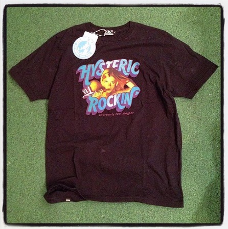 HYSTERIC GLAMOUR ROCKIN TEE - BLACK SIZE L IN STOCK NOW (現貨發售中)