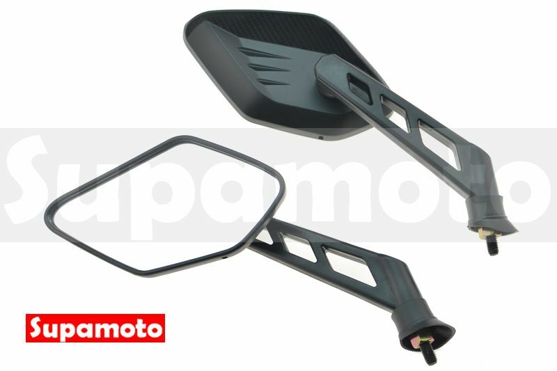-Supamoto- M42 簍空 後照鏡 VJR125 後視鏡 碳纖維 卡夢 街車 gogoro 雷霆 地瓜 G6