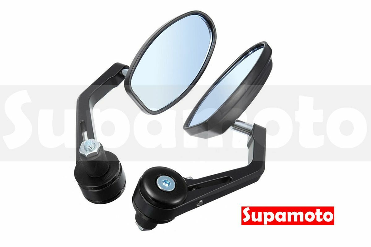 -Supamoto- M56 牛角鏡 咖啡 橢圓款 平衡 端子 後照鏡 後視鏡 摺疊 車把 手把 cafe