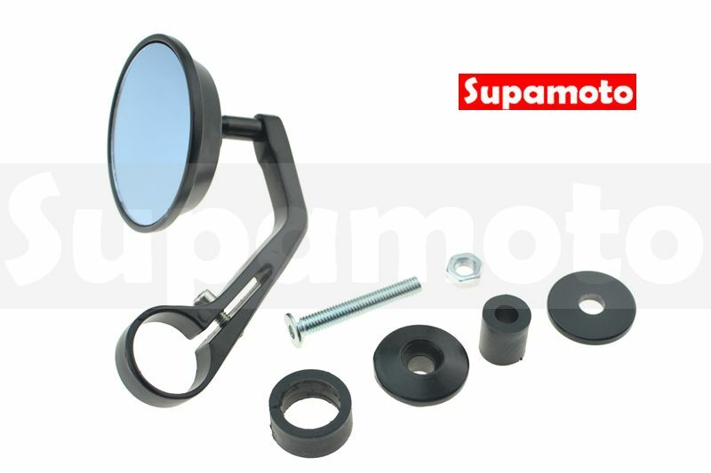 -Supamoto- M57 牛角鏡 復古 端子鏡 咖啡 圓型 平衡 端子 後照鏡 後視鏡 車把 手把 cafe my