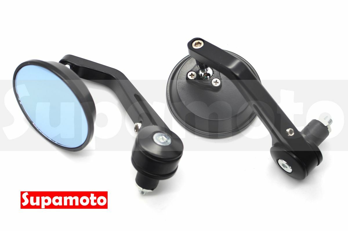 -Supamoto- M57 牛角鏡 復古 端子鏡 咖啡 圓型 平衡 端子 後照鏡 後視鏡 車把 手把 cafe my