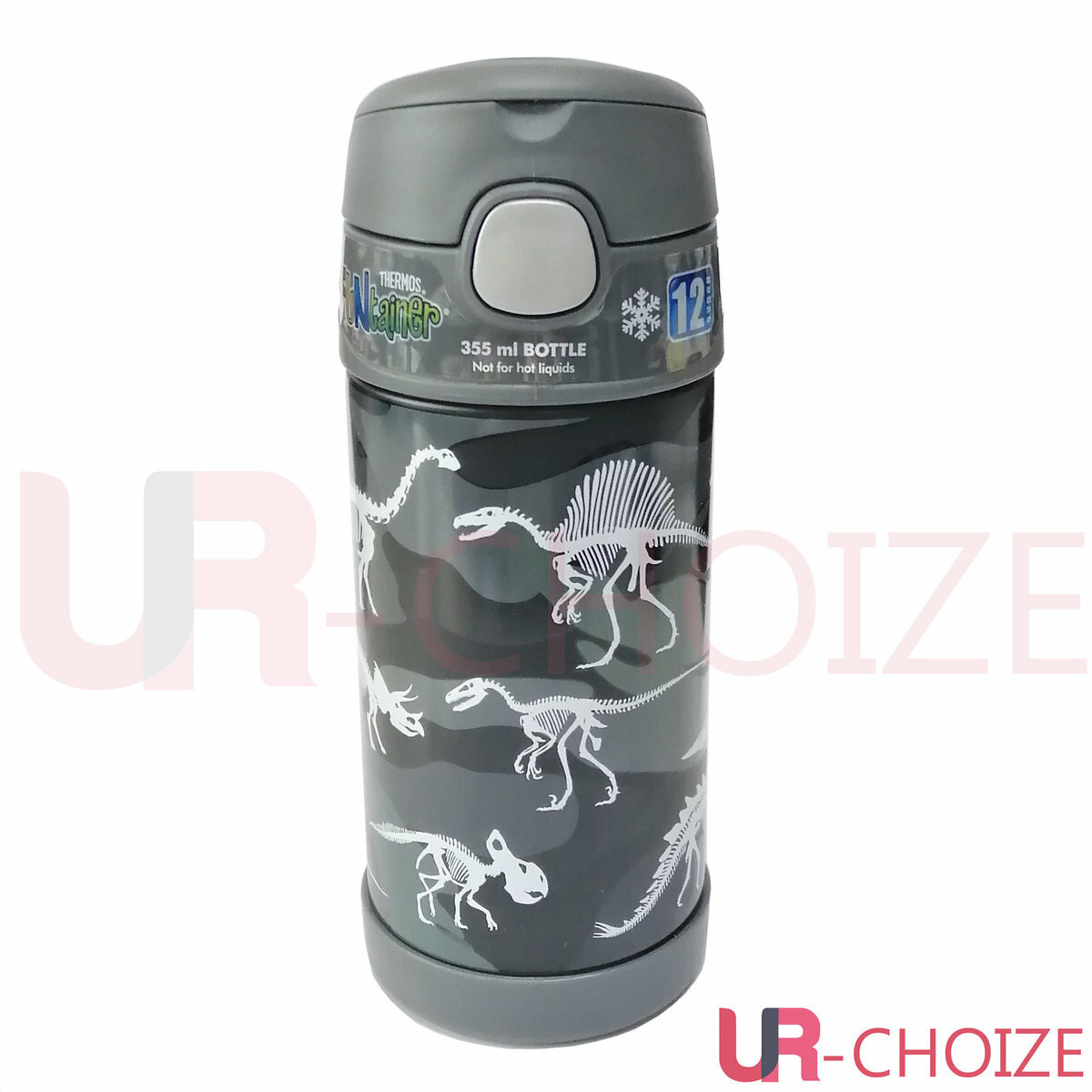 膳魔師 Thermos - 不銹鋼兒童吸管保溫杯 (恐龍) 355ml