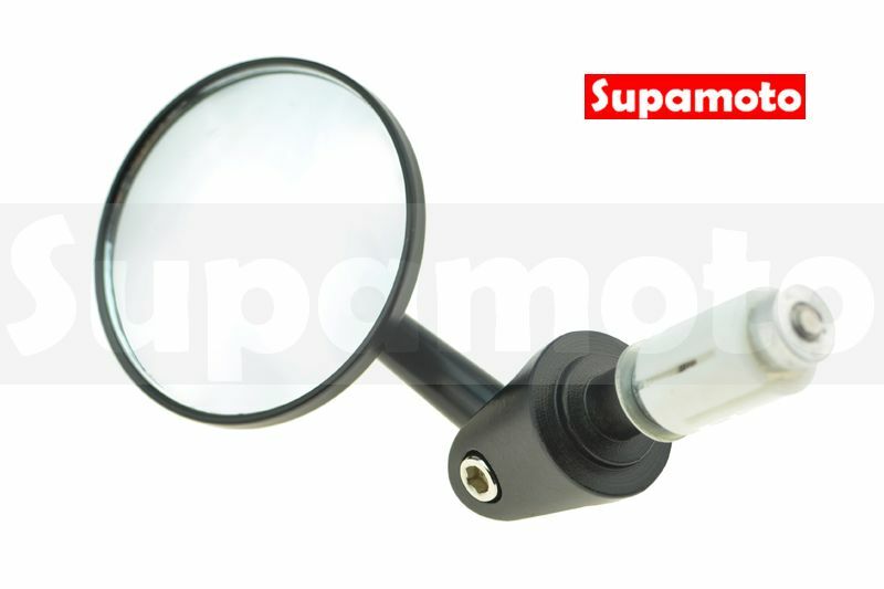 -Supamoto- M63 可折 牛角鏡 端子鏡 後照鏡 後視鏡 咖啡 車把 VESPA 仿賽 裸把 cafe