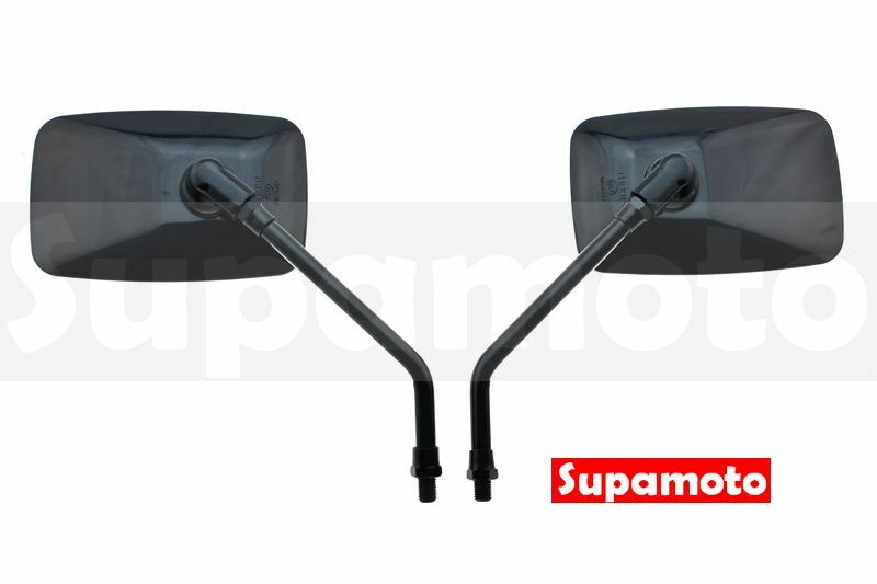 -Supamoto- M46 後照鏡 消光黑 CB400 原廠型 方形 後視鏡 MANY JBUBU 野狼 CB350