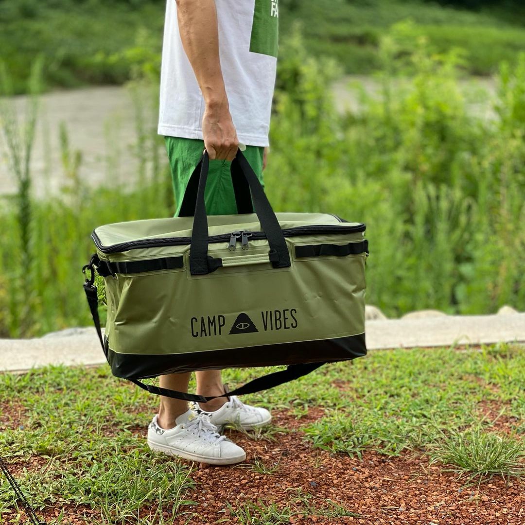 POLER 日本限定 軟式收納箱 橄綠