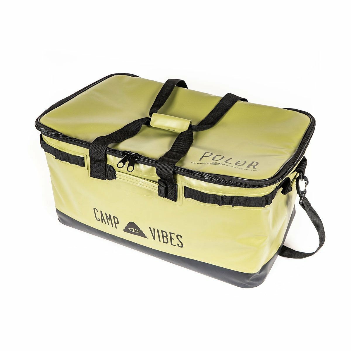 POLER 日本限定 軟式收納箱 橄綠