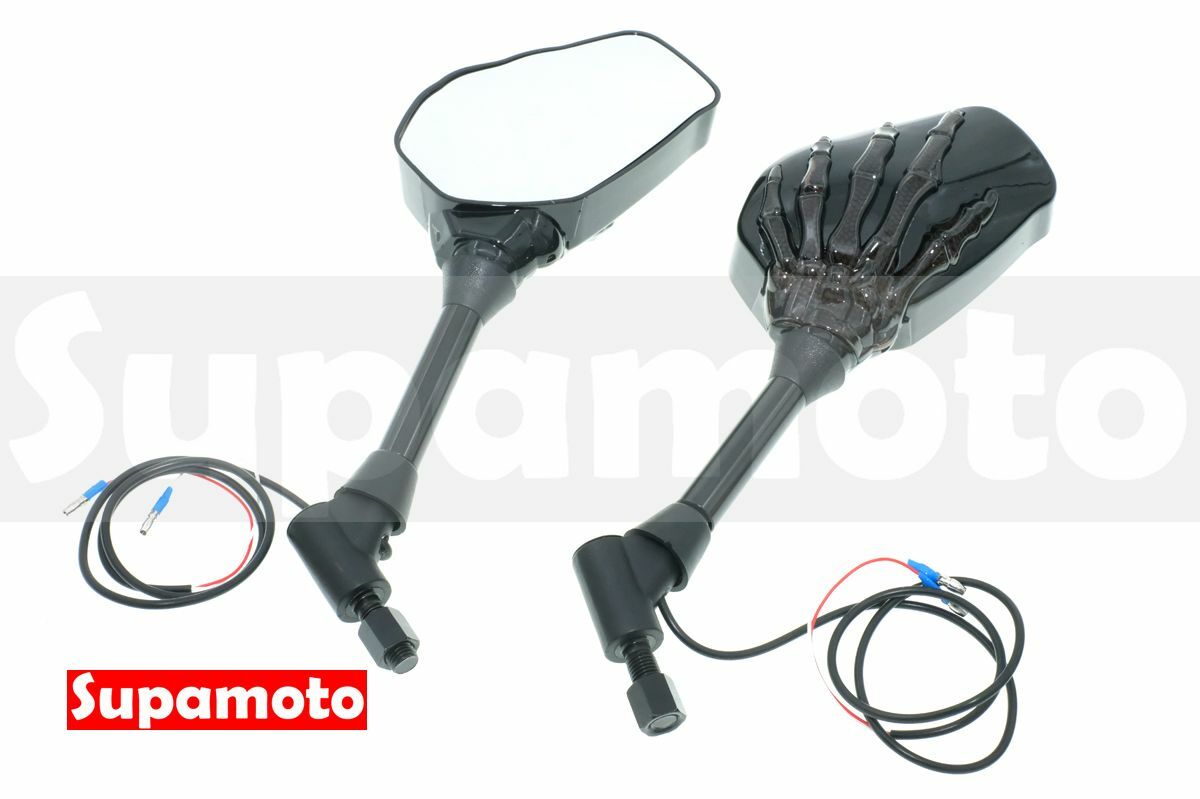 -Supamoto- M812 後照鏡 街車 鬼爪 LED 方向燈 轉向 後視鏡 日行燈 通用 改裝 重機 大重 大羊 街車