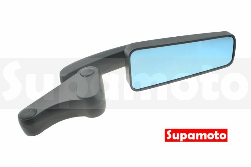 -Supamoto- M70 日本 牛角鏡 防眩 後視鏡 後照鏡 消光 裸把 牛角 方鏡 大羊