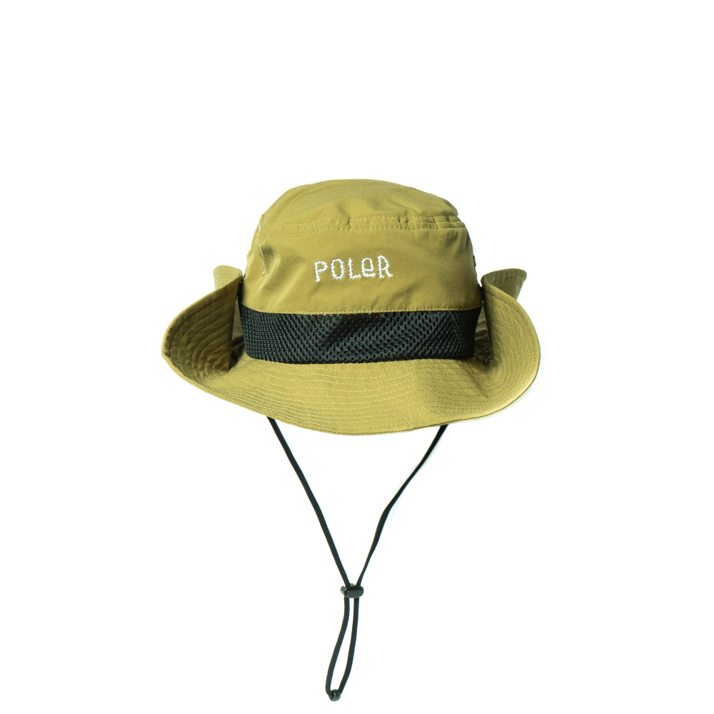 Poler 可收納網布漁夫帽 橄欖綠