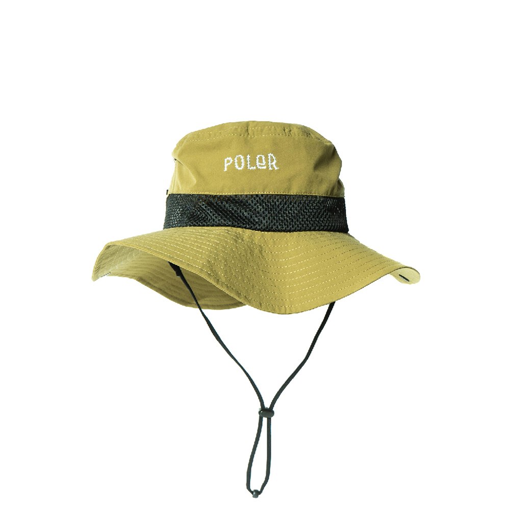 Poler 可收納網布漁夫帽 橄欖綠