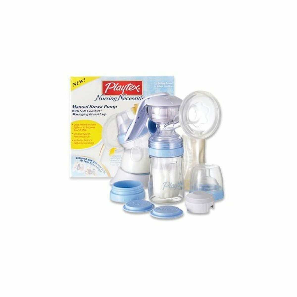 Playtex - 手動吸奶器套裝 (包含兩個奶瓶)