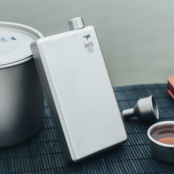鎧斯 Keith 鈦隨身酒壺 Ti9306