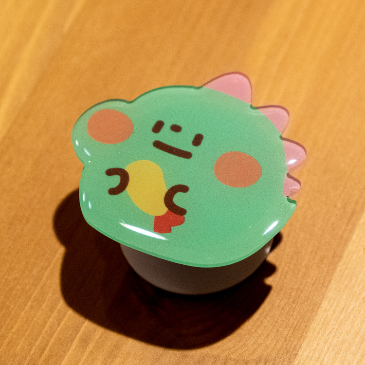 狗狗的小跳步，繪蹦砰｜手機氣墊支架｜吃貨恐龍｜炸蝦花邊龍