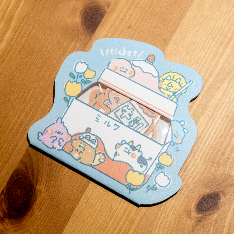 狗狗的小跳步，繪蹦砰｜和紙貼紙｜100%牛奶