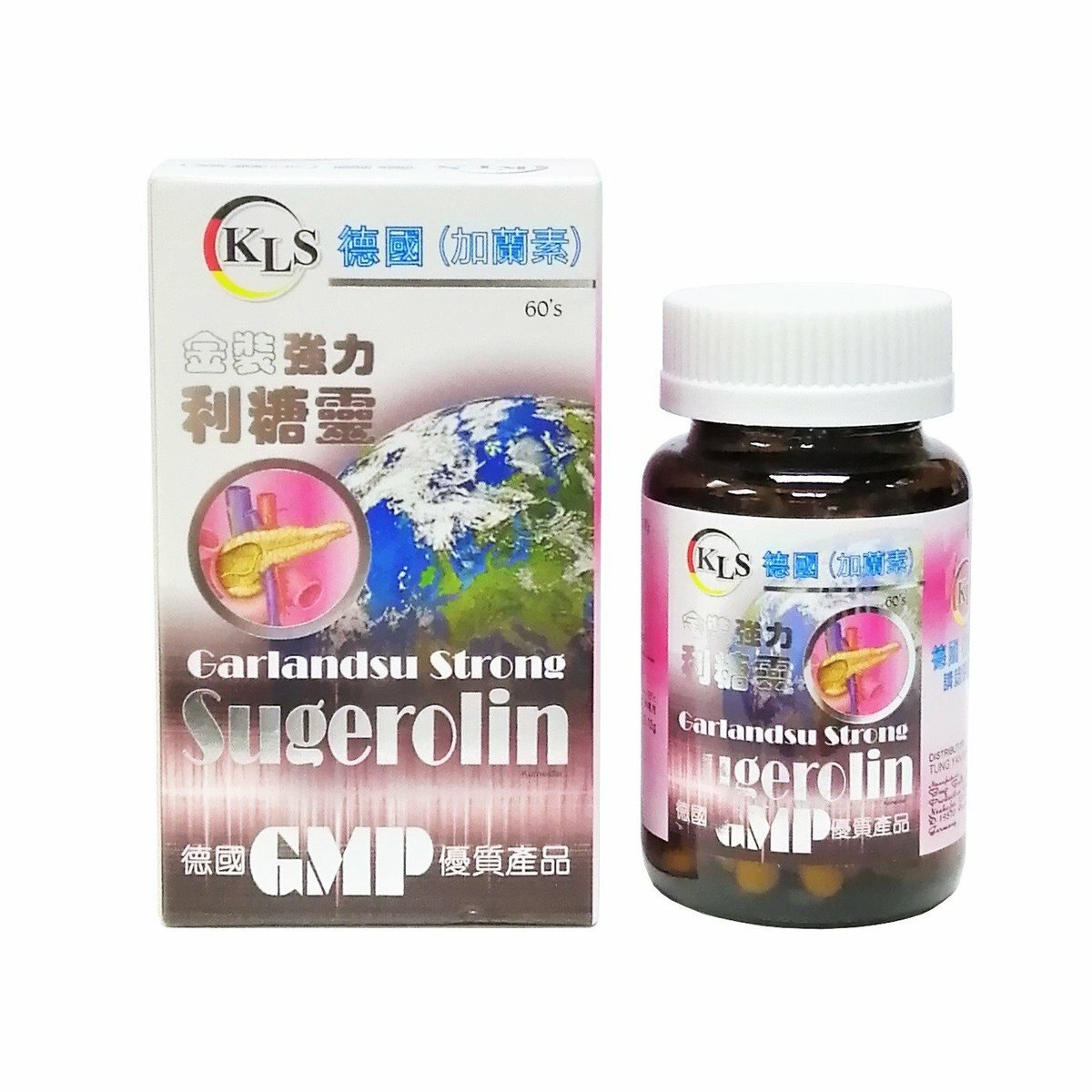 KLS - 德國(加蘭素) 金裝強力利糖靈 60粒裝