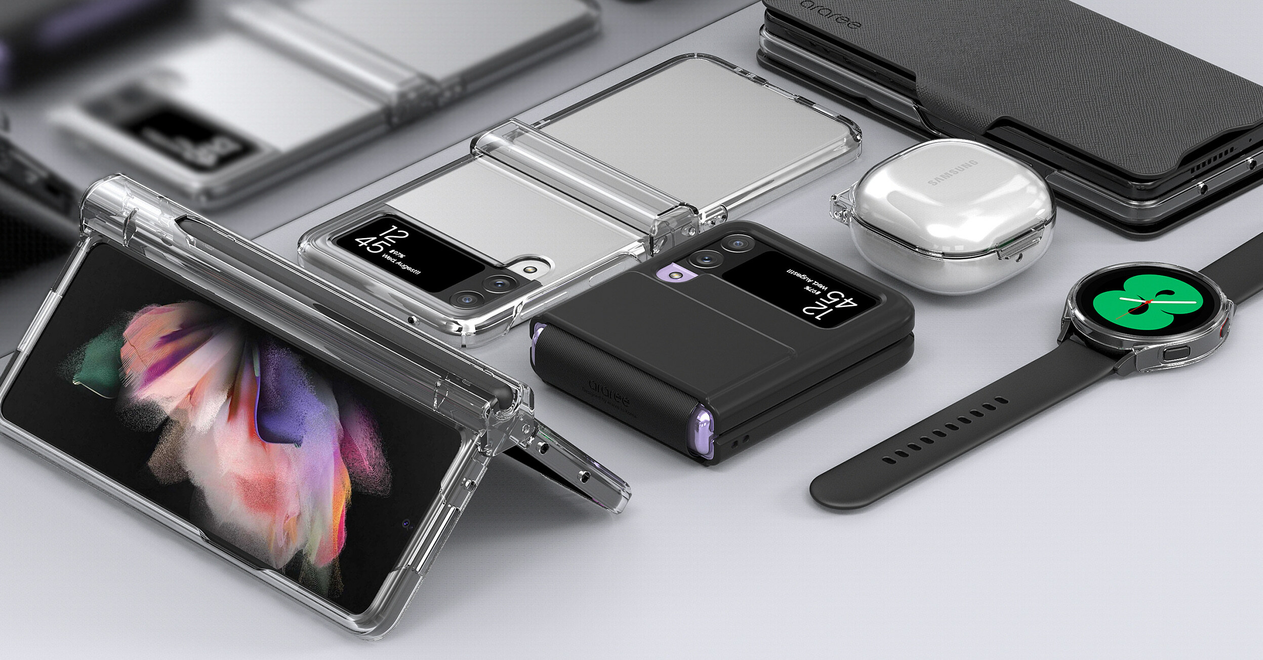 Galaxy Z fold 3 and Galaxy Z Flip 3 5G araree protection case